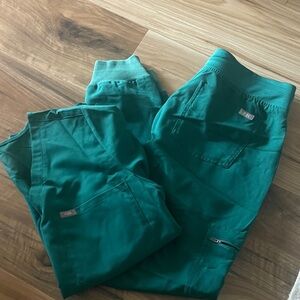 Figs Green Women's scrub set